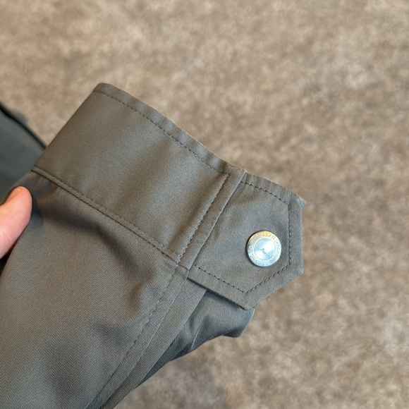 Brunello Cucinelli mens 46 green zip up button snap cotton blend light jacket - Picture 4 of 12